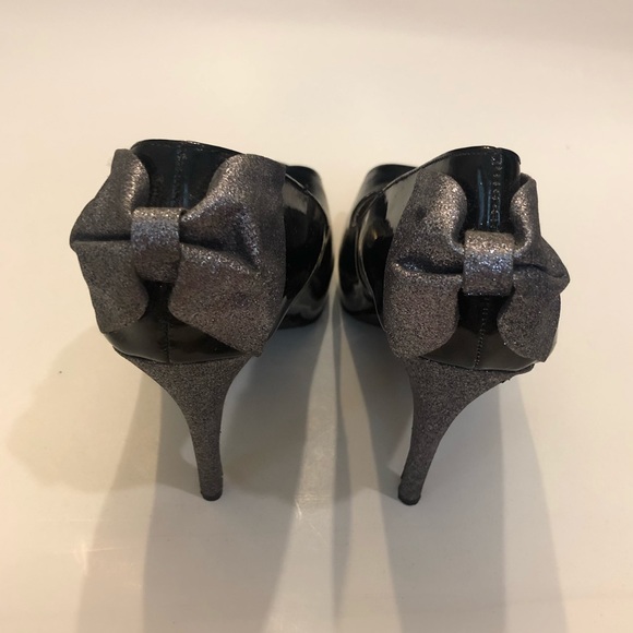 Steve Madden Glitter Bow Heels size 8 - Picture 3 of 4